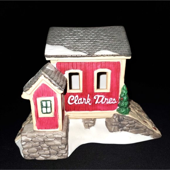 Christmas Valley OWell COVERED TOLL BRIDGE Holiday Village building accessory - Picture 2 of 9